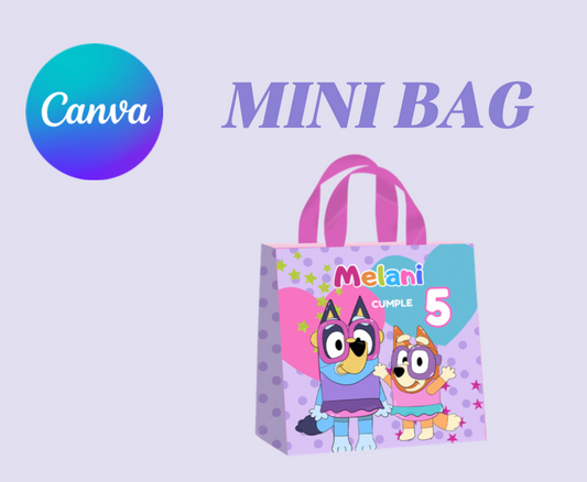 🥳 PLANTILLA CANVA: MINI BAG